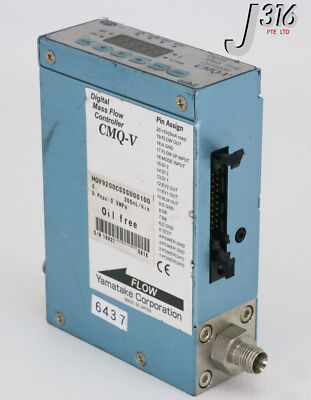 6437 AZBIL DIGITAL MASS FLOW CONTROLLER, CMQ-V MQV9200CSSS000100