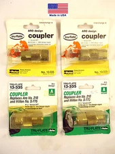 ARO Tru-Flate Design Air Coupler, 1/4" Female NPT, "A" Style, Solid Brass, NOS.