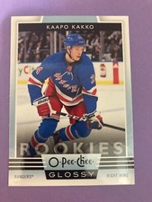 2019-20 O-Pee-Chee Hockey Kaapo Kakko Rookies Glossy #R-11 Rangers Blue