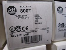 NEW ALLEN BRADLEY 800T-PH26R PILOT LIGHT QUANTITY