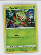 NM Grookey SWSH070 - HOLO BLACK STAR PROMO - Pokemon TCG Card