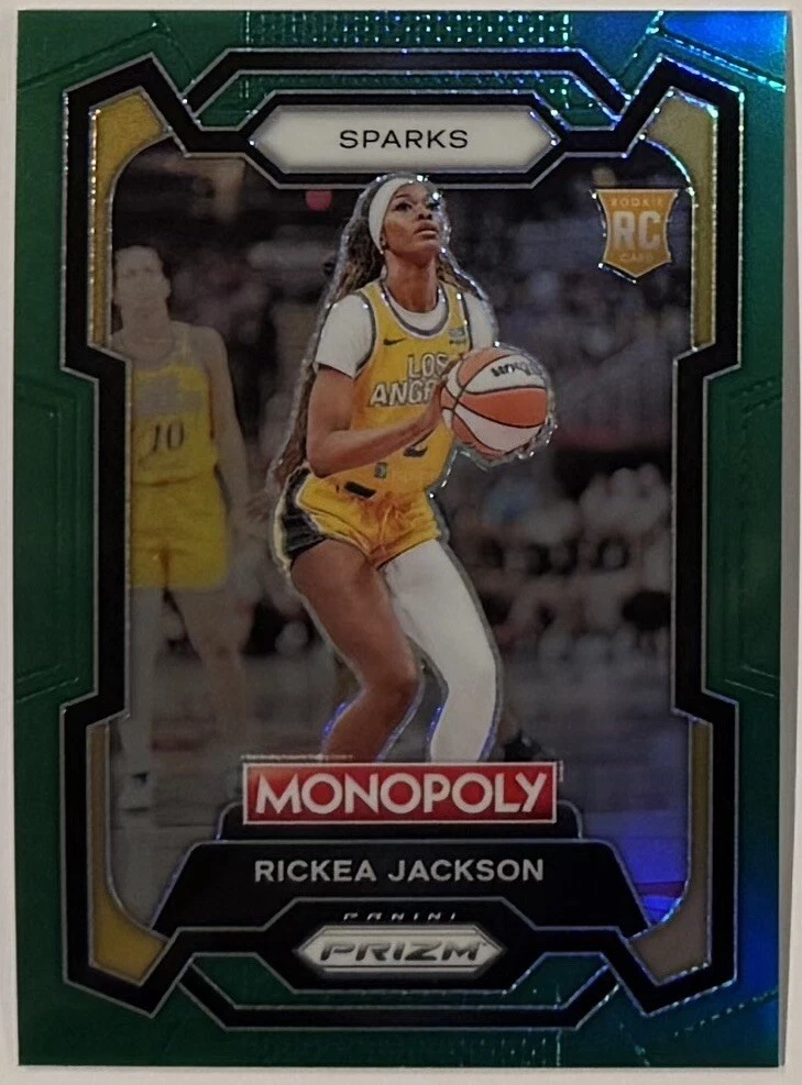2024 Panini Prizm Monopoly Rickea Jackson #63 Green /24 Rookie RC