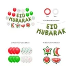 Eid Mubarak Gift Set | Foil Balloon set, Green Eid Mubarak Decorations
