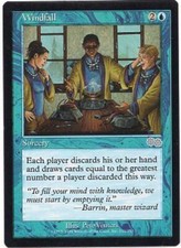 WINDFALL X1  MAGIC MTG URZA'S SAGA  EXCELLENT (EX) 