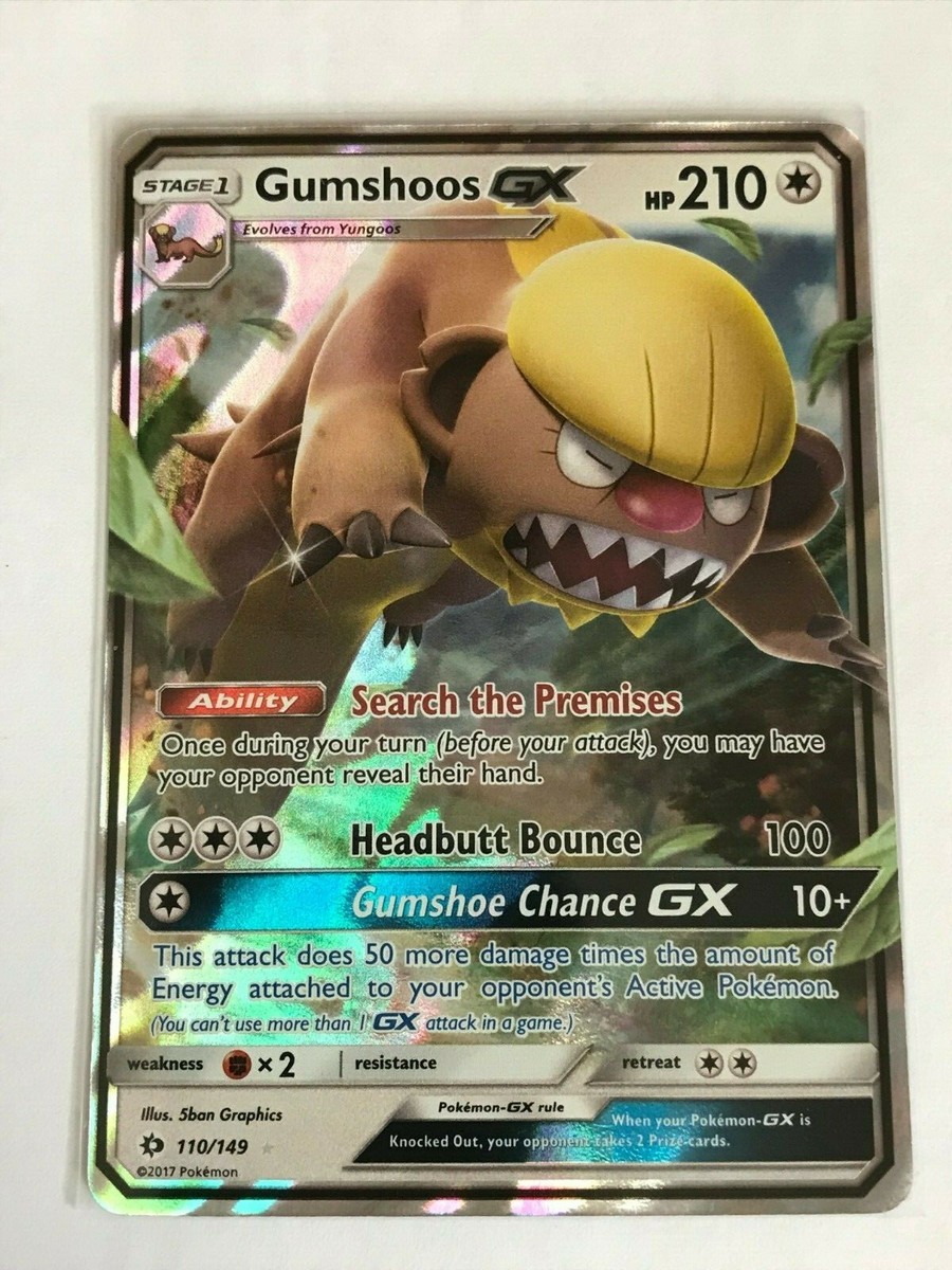 2020 Pokémon M1 GUMSHOOS PSA10 ポケカ Gumshoos GX ULTRA RARE 110/149 Pokemon TCG Sun and Moon Base Set
