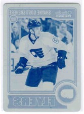 14/15 O-PEE-CHEE PLATINUM SHAYNE GOSTISBEHERE #168 ROOKIE RC PRINTING PLATE 1/1