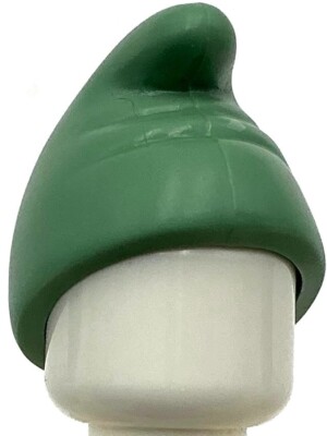Lego New Sand Green Minifigure Headgear Slouch Hat Dwarf Gnome with Tip Part