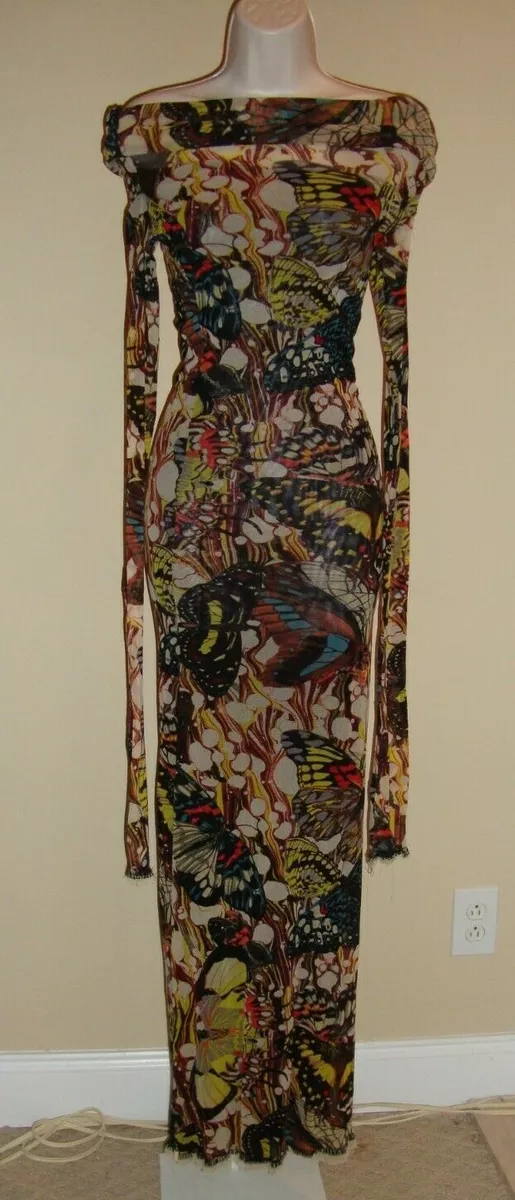 Jean paul gaultier mesh dress sale