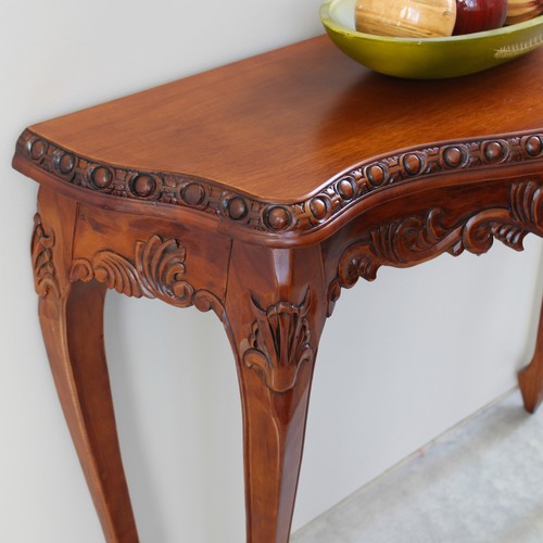 International CaravanInternational Caravan Carved Console Table - Picture 2 of 2