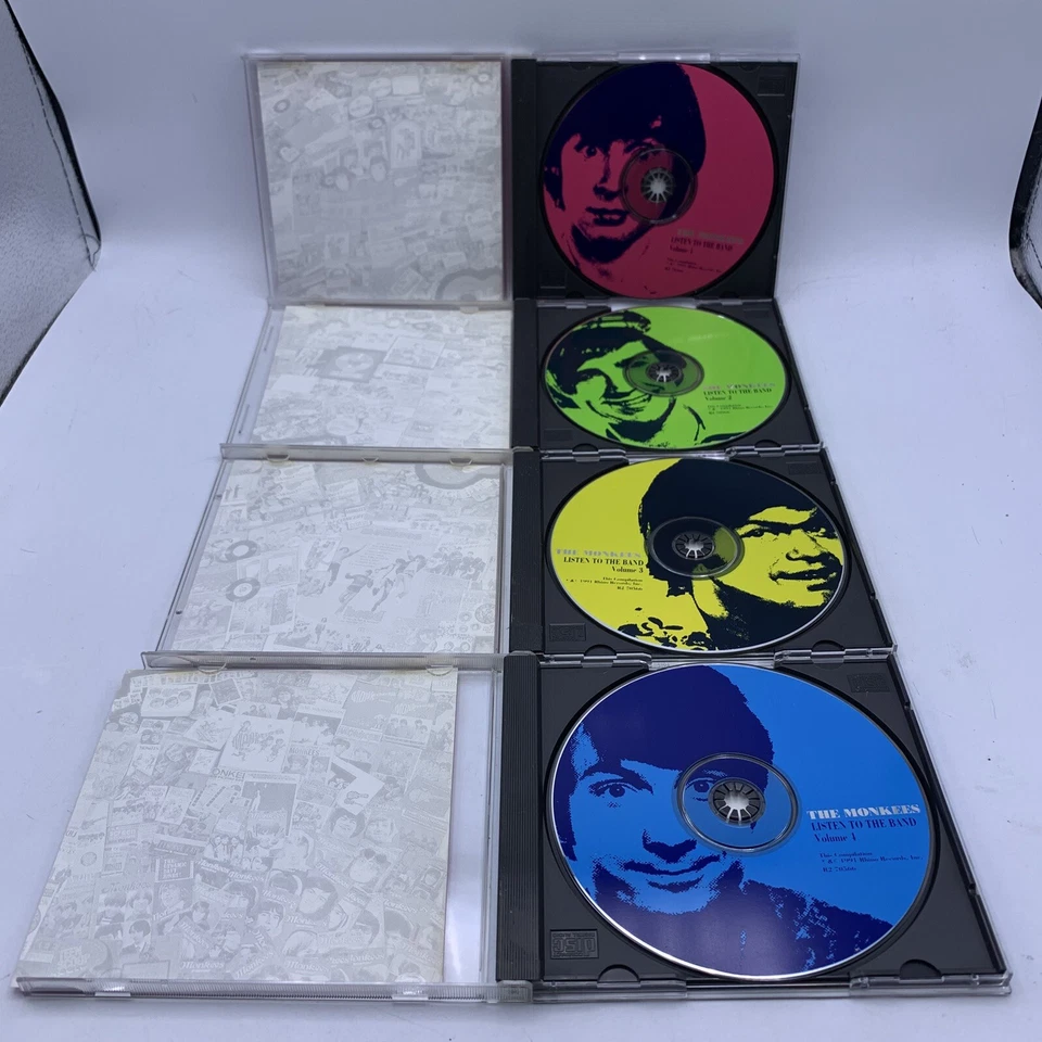 The Monkees: Listen to the Band (4 CD Set 1991 Rhino) No Box - Image 3 of 4