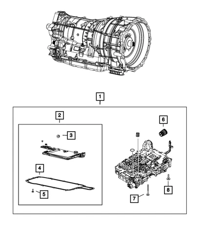 Genuine Mopar Transmission Valve Body & Control Unit 68611157AB