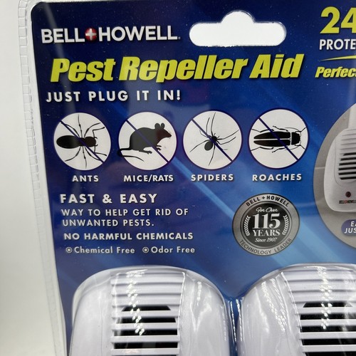 Bell+Howell Pest Repeller Ultrasonic Pest Repeller 4 Pc Rats Mice ...