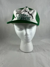 Vintage Burt & Hal’s Skoal Bandit Snapback Mesh Trucker Hat K-Brand VTG 80s