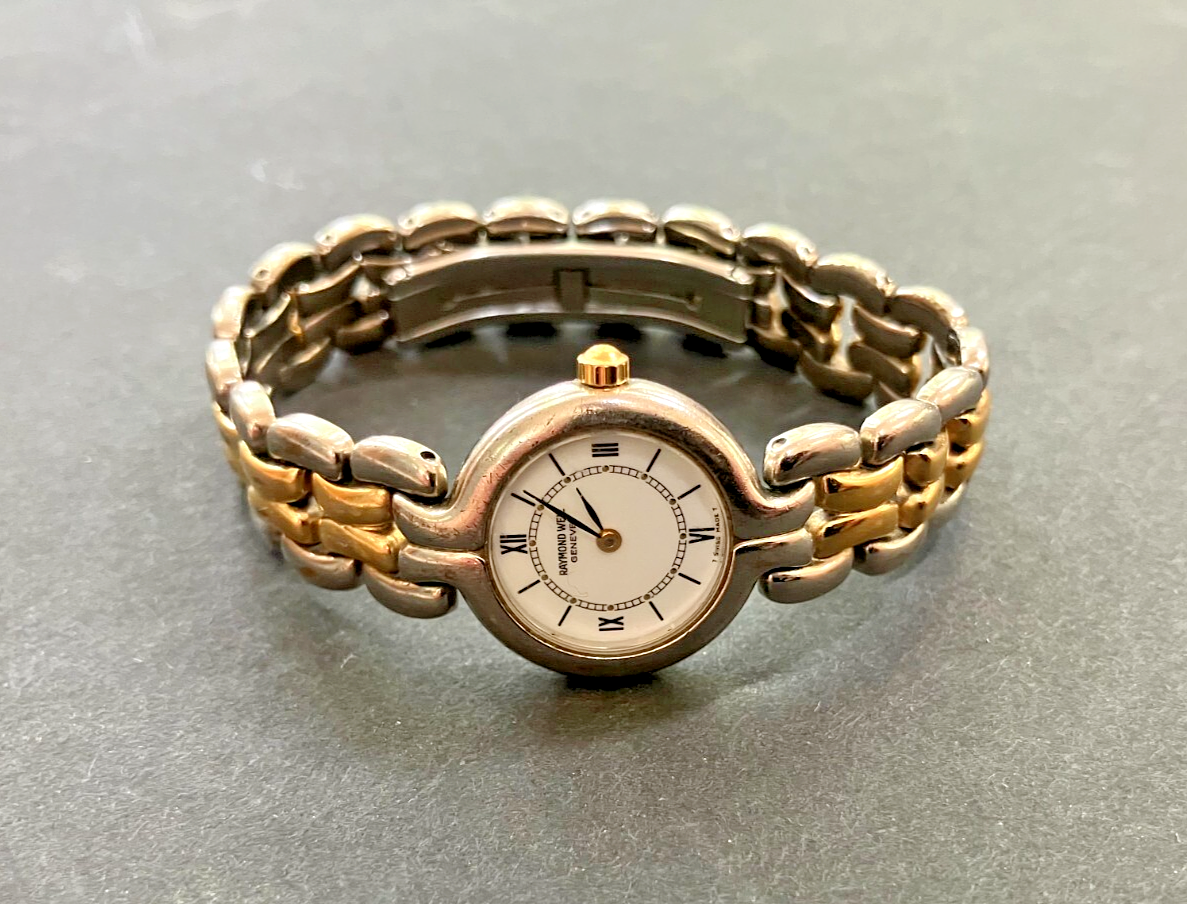 Raymond Weil Geneve Women's Petite Watch 5876 Two Tone 18k