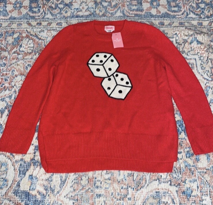 Kate Spade Dice Sweater SZ S NWT thumbnail 2