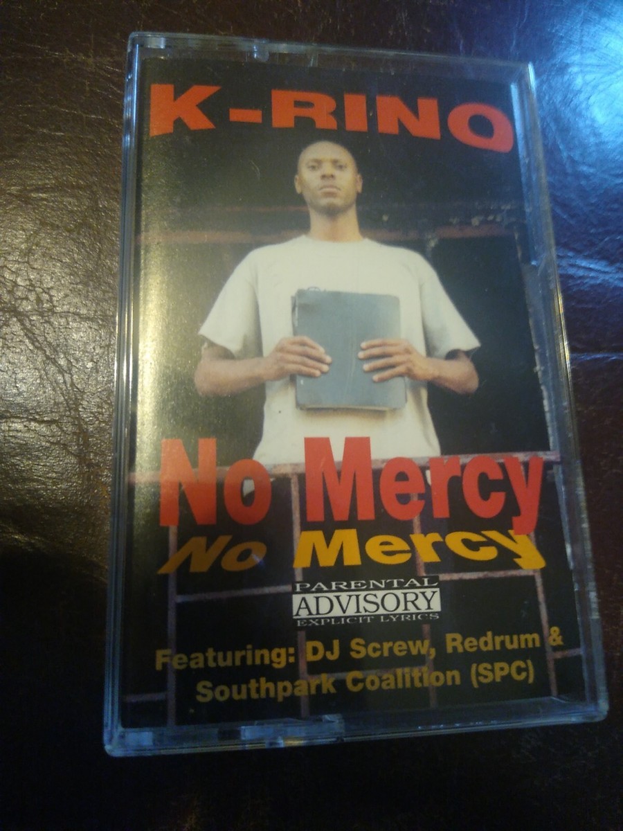 K-rino No Mercy Album 2000 Cassette Tape Tested Works Rap Houston 