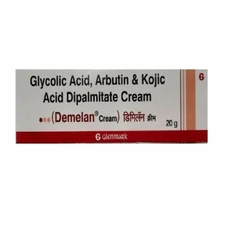 Demelan Cream Glycolic Acid Kojic Acid Hyper Pigmentation 20g