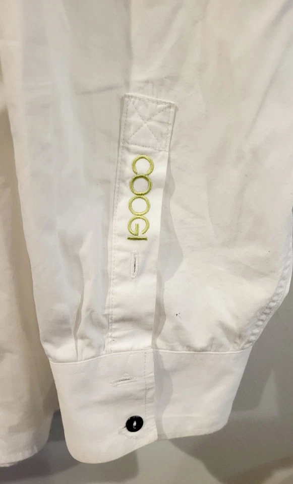 Coogi Men’s Shirt White Embroidered Button Up Size 3XL Hip Hop VTG - Image 2 of 4