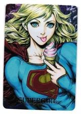 Supergirl Super Girl Laser Engraved Holo Character Art Cardsass Masters Card
