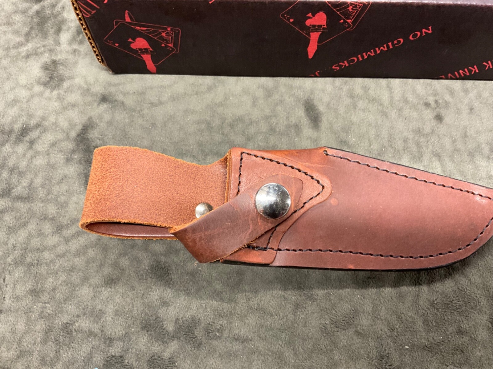 Rare Vintage Blackjack Knives Trail Guide Crown Stag Knife With Box