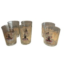 🍷2001 CYPRUS GREEK LIMASSOL WINE FESTIVAL TWO TYPES OF  WINE GLASSES X 6