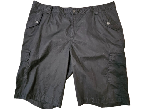 Lauren Ralph Lauren Womens High-Rise Cargo Bermuda Shorts Black Size 22W