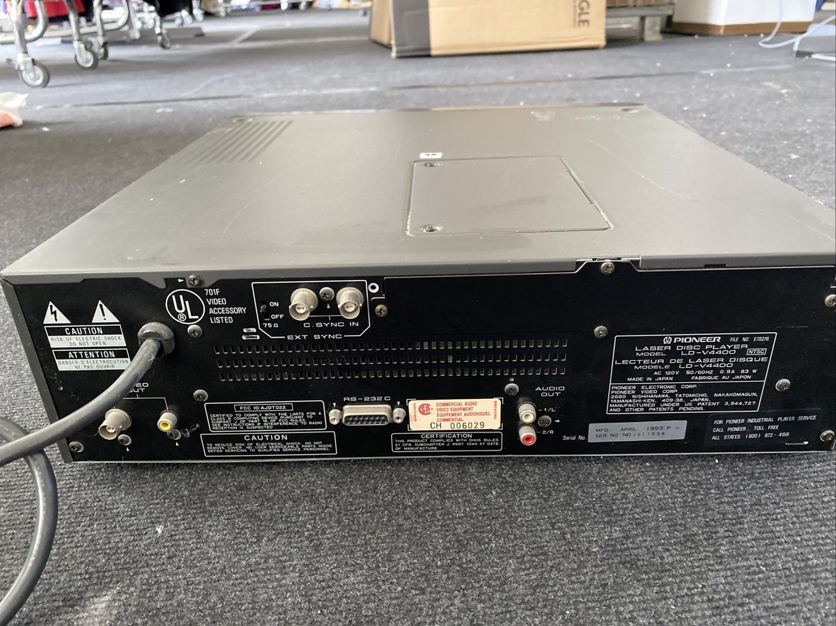 PIONEER LD-V4400 NTSC Industrial HighEnd Laserdisc-Player