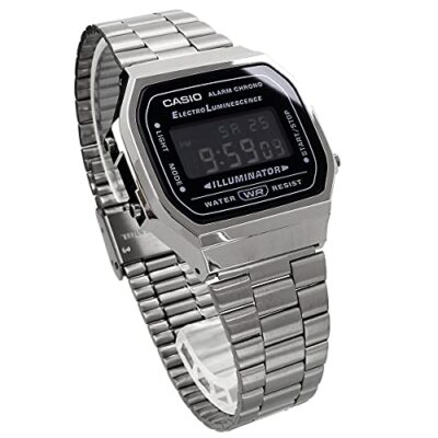 Casio Digital Watch Vintage Series A168WGG-1B | eBay