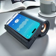 Smartphone Audio Amplifier Speaker with Wireless Charging Portable Sound Booster