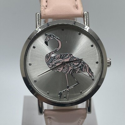 Sailor Jane Watch Womens 36mm Case Flamingo Dial Quartz Analog Three Hands
