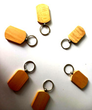 4PC HANDMADE KEY TAG RING CHAIN ASSIGNED NAME GIFT COSTOM MADE LASER ENGRAVED