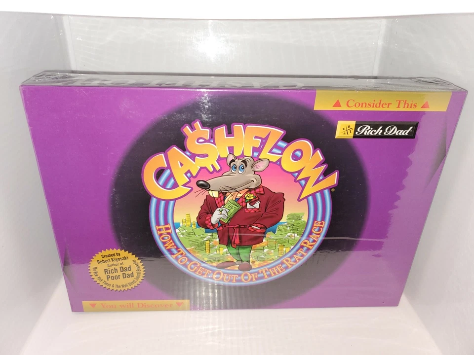 Juego de mesa Cashflow 101 de Robert Kiyosaki Plus VHS y CD. NUEVO Foto 2 de 4