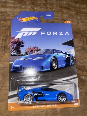 2023 Hot Wheels Forza 1994 Bugatti EB110 SS Blue 4/5 Exclusive Series