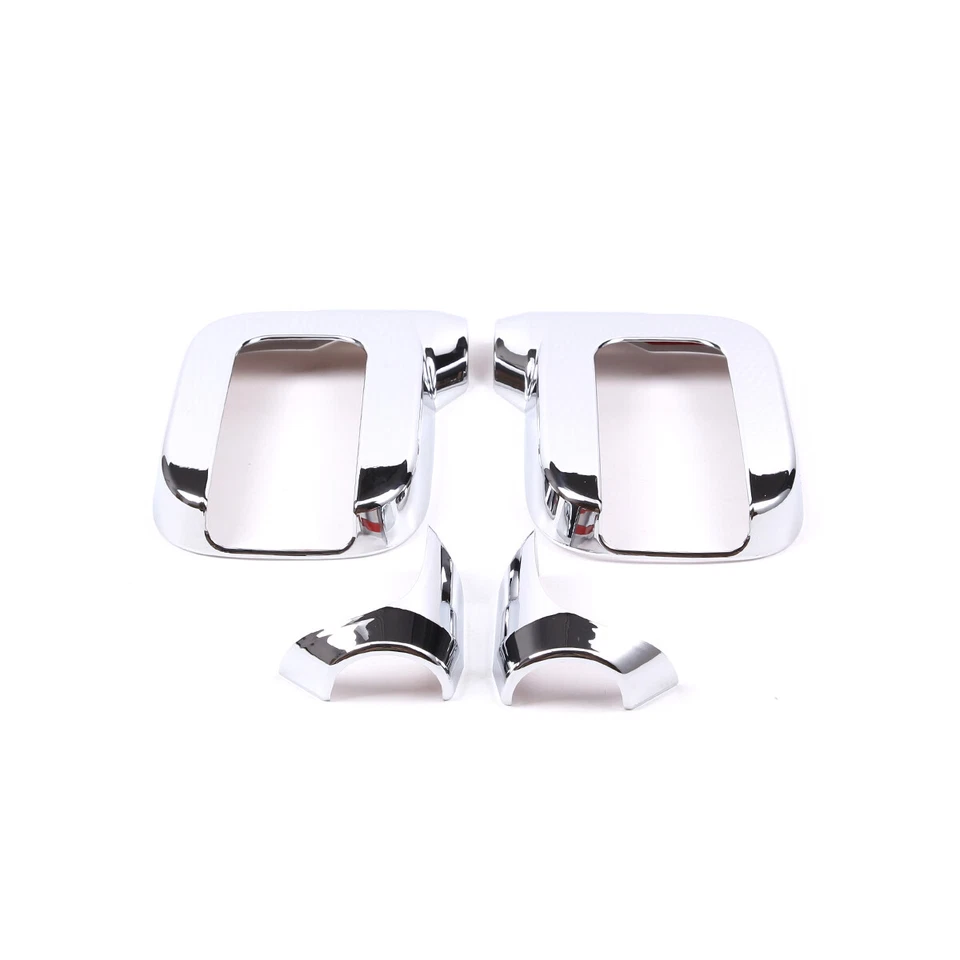 SIDE DOOR MIRROR COVER TRIMS MOULDING CHROME FIT FOR 2003- 09 HUMMER H2 SUV SUT — 第 4/4 张图片