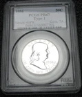 1956 PROOF Franklin Half Dollar ---- PCGS Proof-67 Type 1 Coin ---- #033C