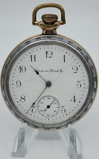 Antique 1904 Hampden Champion H 16s 7J Pocket Watch Running Keeping time
