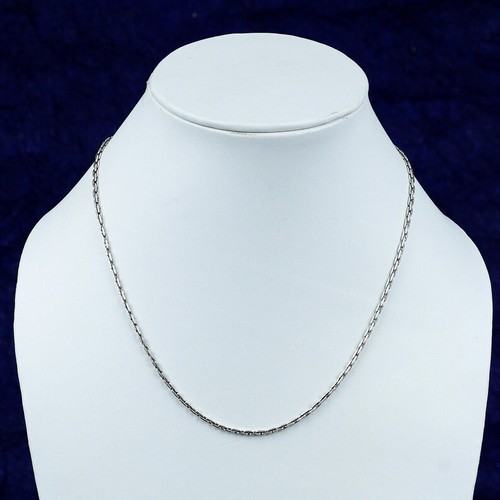 925 Sterling Silver Beautiful Handmade Jewelry Unique Chain Necklace Size-16-30" - Picture 10 of 20