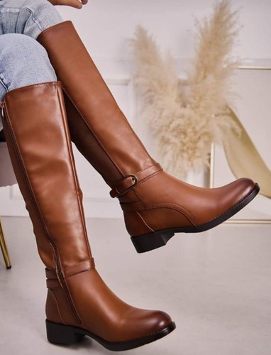 STIVALI DA DONNA CAMEL AL GINOCCHIO 9200 STIVALE TACCO BASSO INVERNO - Foto 6 di 6