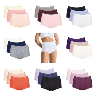 Sloggi Basic Maxi Brief 3 Pack 10105593 Everyday Lingerie Womens Knicker - Image 1 of 4