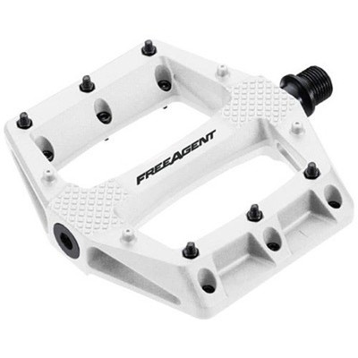 Pedals FREE AGENT DOUBLE AGENT PLATFORM 9/16''Thermoplastic White, Purple, Red