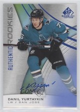 2019-20 SP Game Used Authentic Rookies Blue Danil Yurtaikin Yurtaykin Auto 01hc