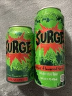 Vintage Surge Citrus 12oz & 16oz Empty Aluminum Soda Cans By Coca-Cola 👀