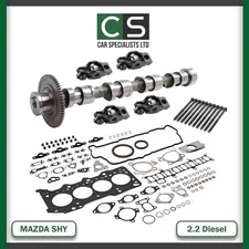 MAZDA 2.2 D SHY4 EXHAUST CAMSHAFT X4 SKYACTIV ROCKER ARMS HEAD SET HEAD BOLT KIT