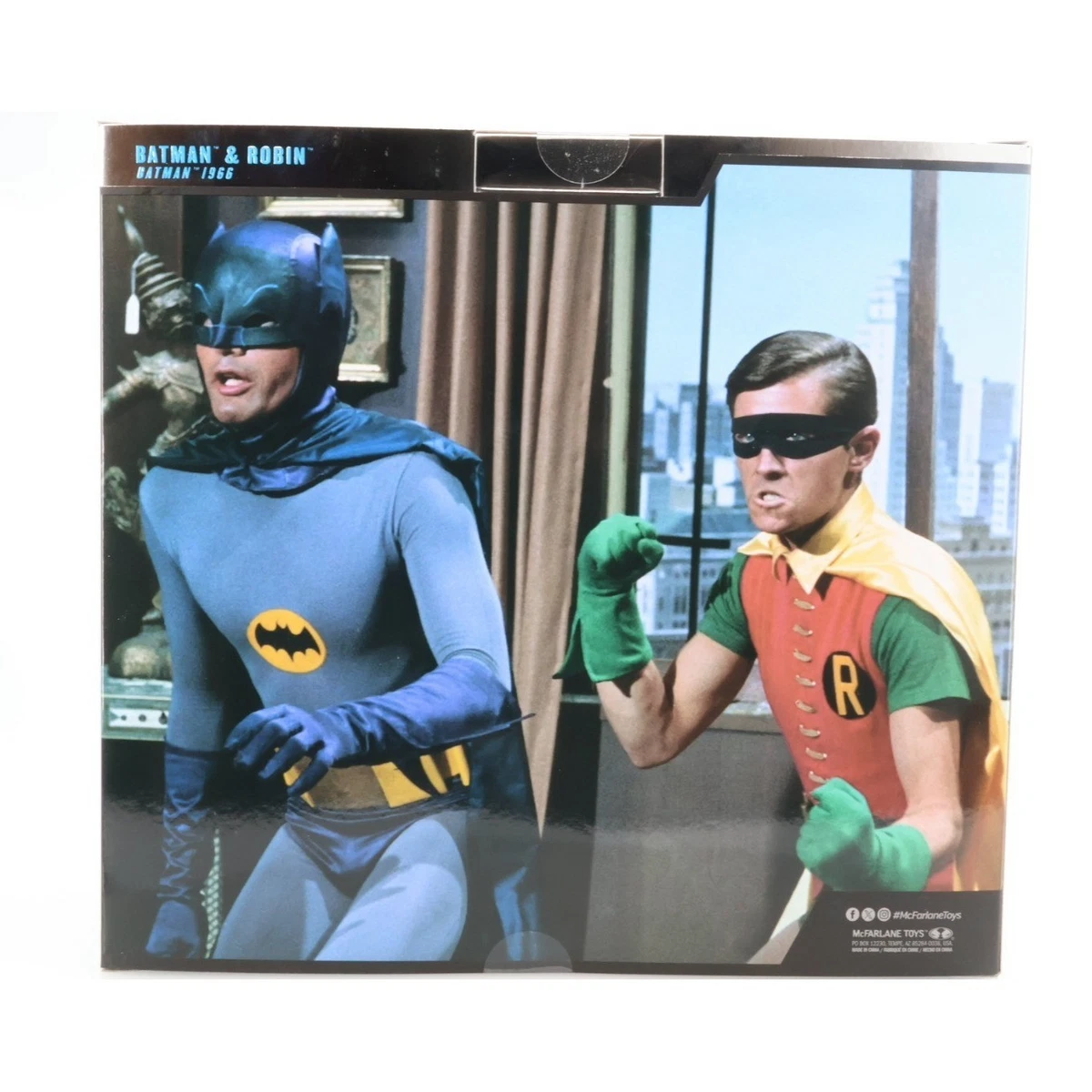 McFarlane DC Multiverse Batman & Robin 1966 Classic TV Series New 2-Pack Figure