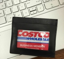 Men's Genuine Leather Thin Wallet ID Money Credit Card Holder Money Pocket