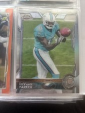 2015 Topps Chrome Refractor #103 DeVante Parker RC Dolphins