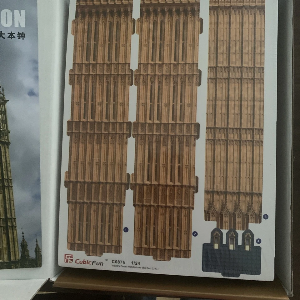 CUBICFUN 3D PUZZLE MC087H BIG BEN 116 - Image 3 of 4