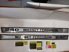 Decal set with caution kit to fit Massey Ferguson 240 TRACTOR