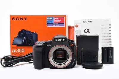 MINT/w box ] SONY α350 Digital SLR Camera DSLR-A350 Black Body