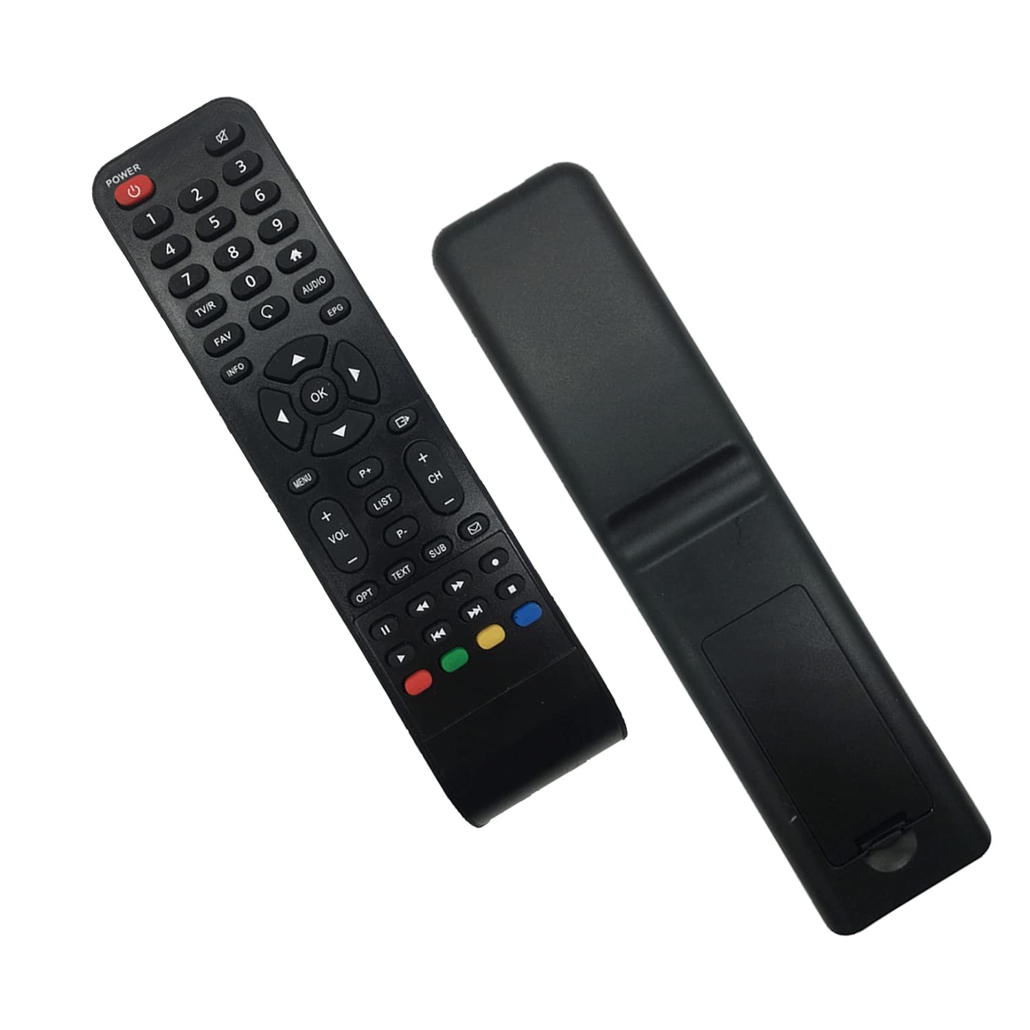 Télécommande de remplacement SRT7404RCU noire pour décodeur satellite Strong SRT 7404
